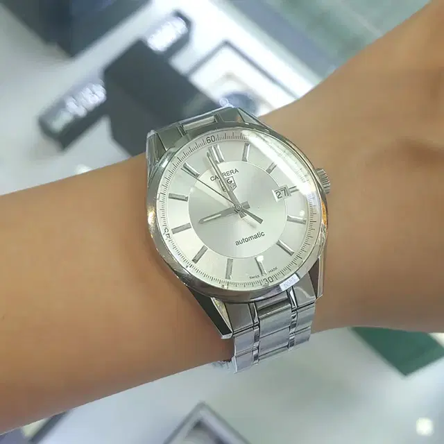 TAG HEUER 태그호이어 까레라 오토매틱 메탈시계