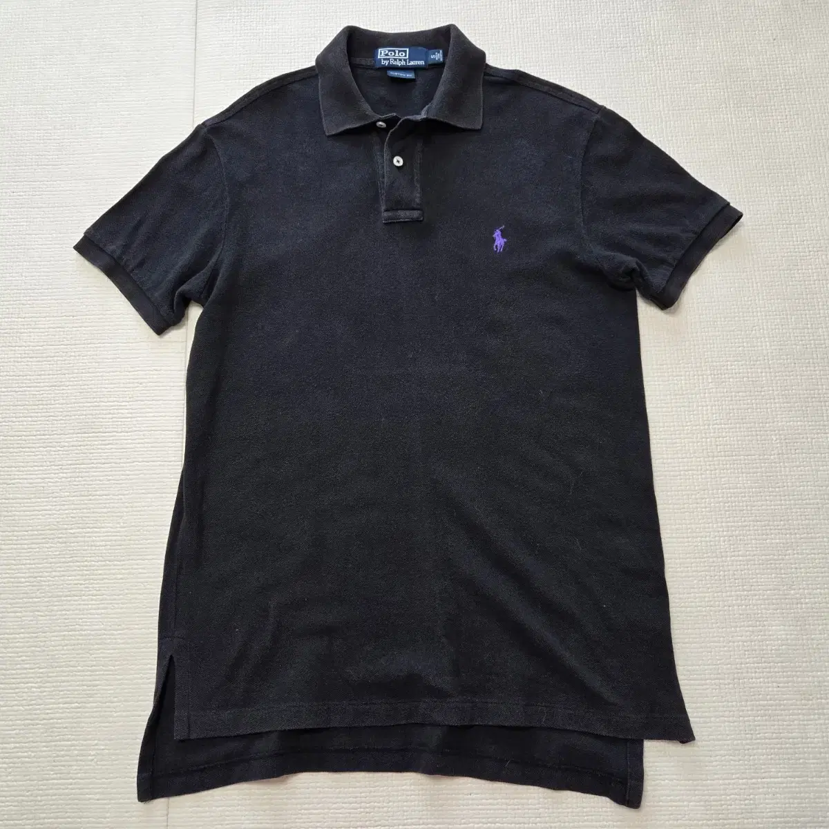 [S] Polo Ralph Lauren Short Sleeve Kara T-Shirt Black Purple Pony