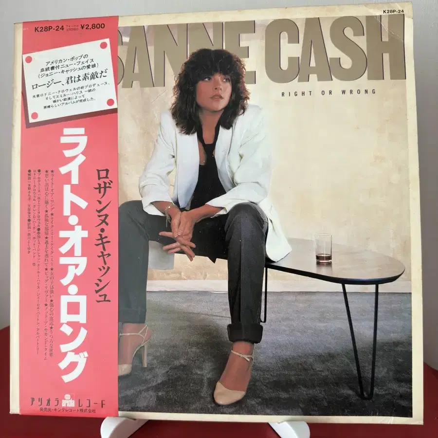 (민트급알판)Rosanne Cash - Right Or Wrong(LP)