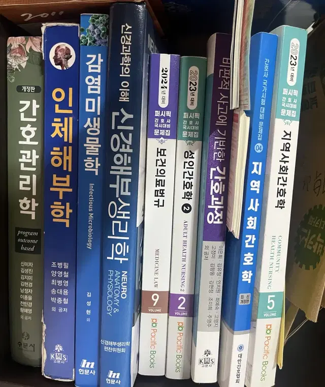 간호관리학 인체해부학 감염미생물학 신경해부생리학