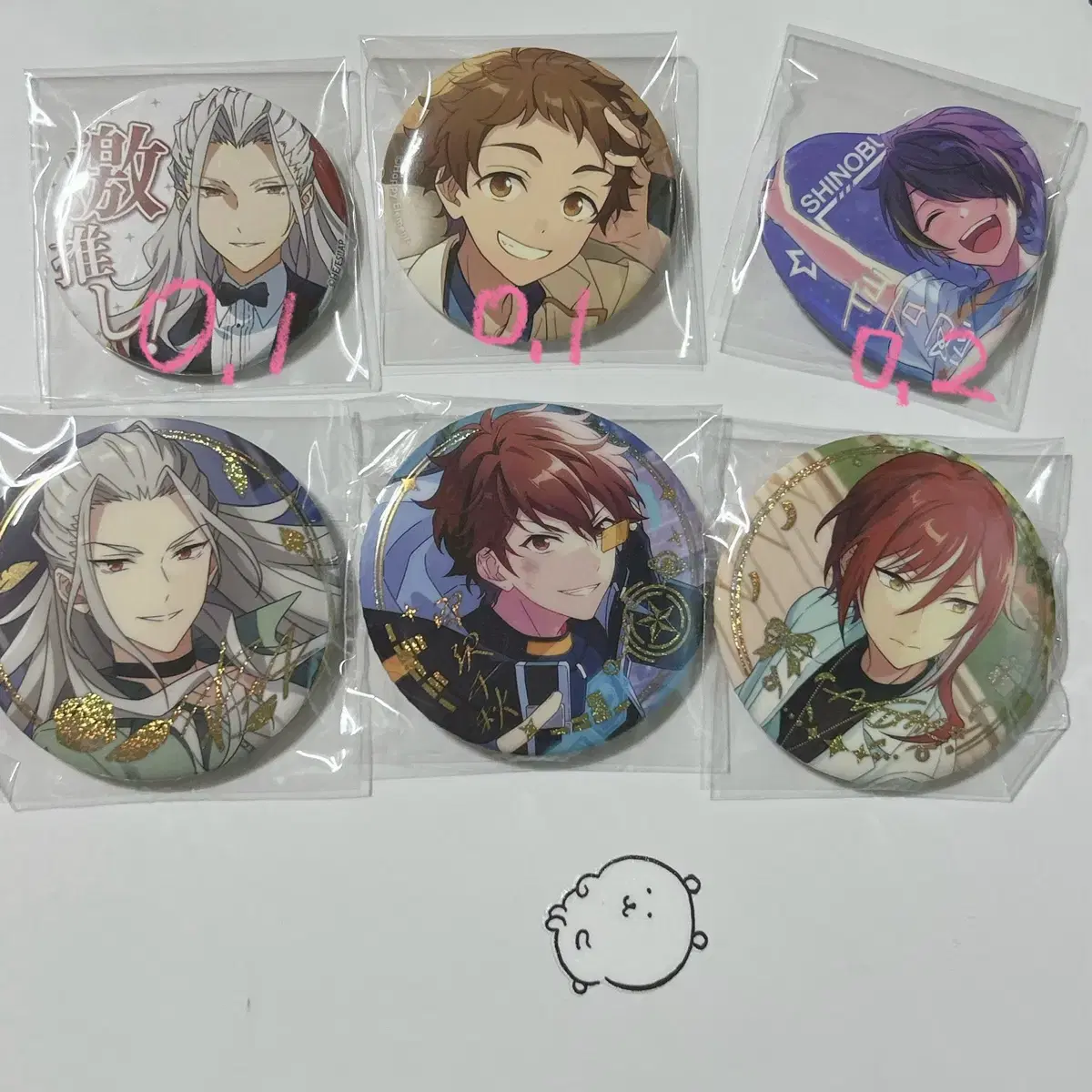 Ensemble Stars Nagisa Mitsuru Shinobu Chiaki Natsume China Can Badge