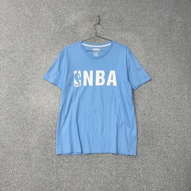 NBA 연하늘 로고 반팔티 XL