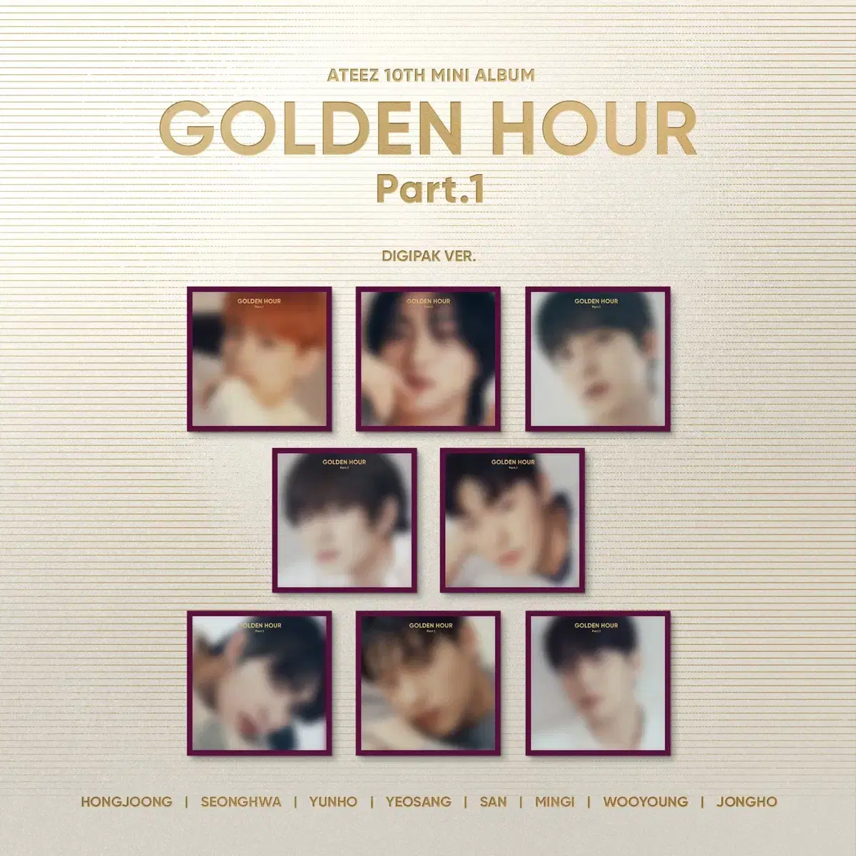 ATEZ Golden Hour Walk digipack sealed Sell (in-kind)