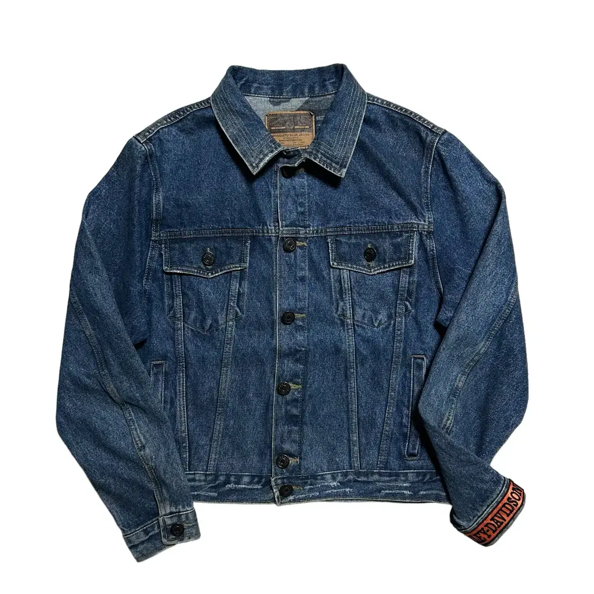 Moschito mosquito Harley patch denim jacket(M)