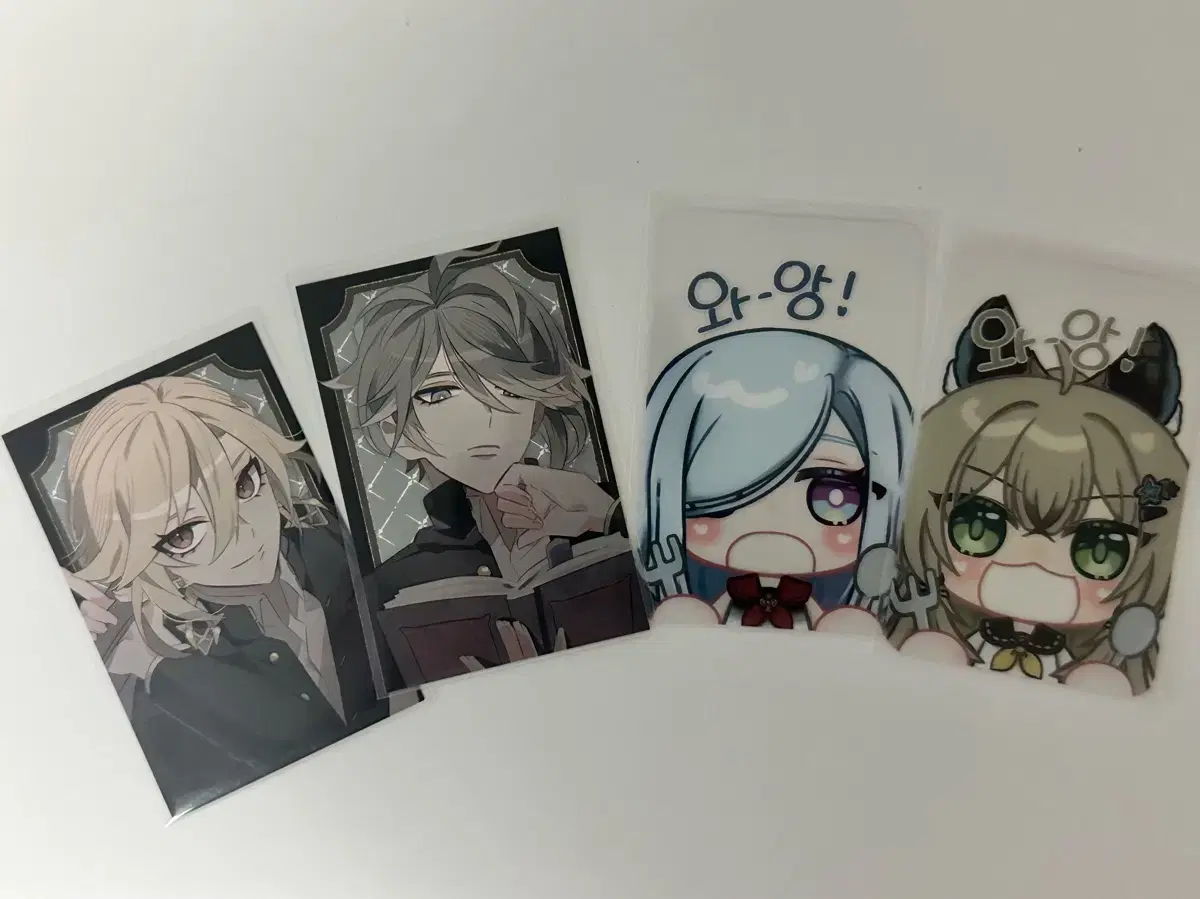 Genshin Impact unofficial goods photocard (Kabe, Alhaytham, Kirara, Theology)