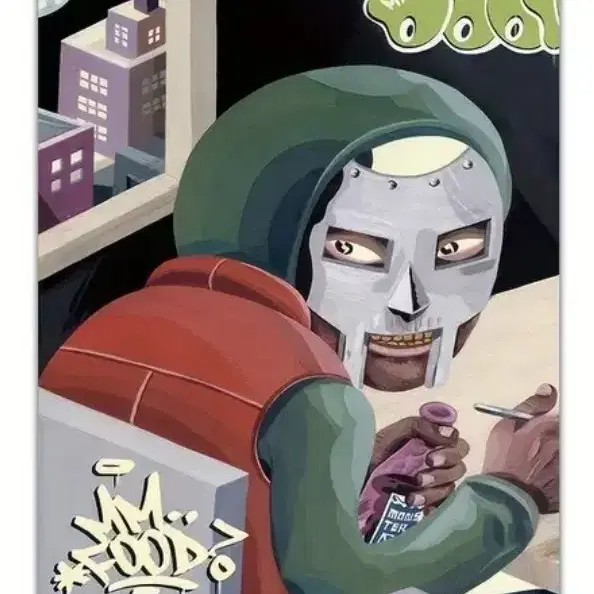 (당일배송) mf doom 엠에프 둠 포스터