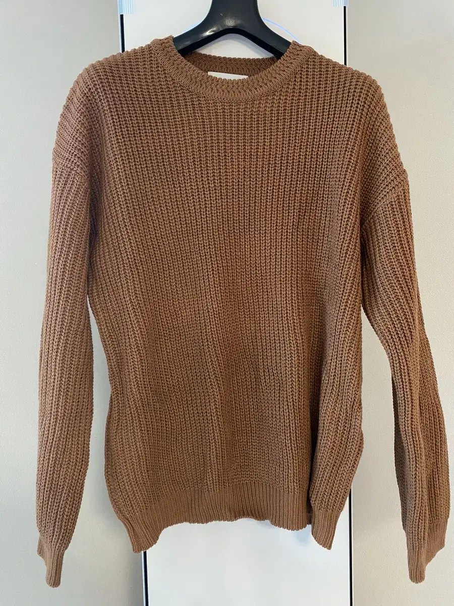 Hachi Brown Woven Knit T-Shirt San Sager