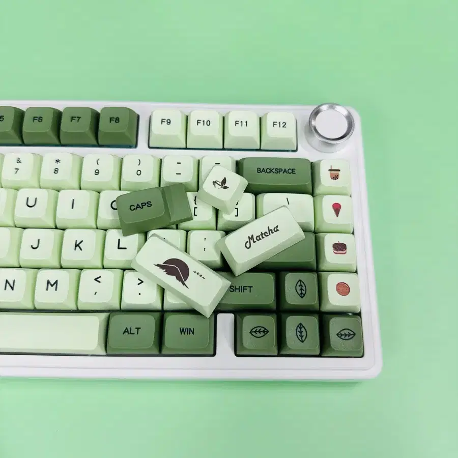 녹차 XDA PBT 키캡 기계식 키보드 전용 키캡 말차