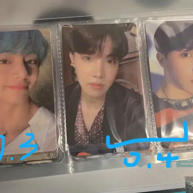 방탄 포카(뷔,제이홉,정국)