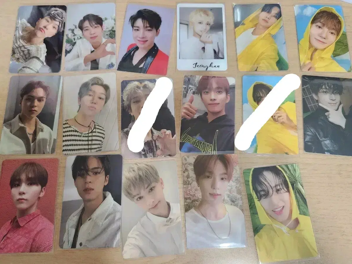 Seventeen photocard I transfer jeon wonwoo joshua kim mingyu the8 dino yoon jeonghan hoshi etc.