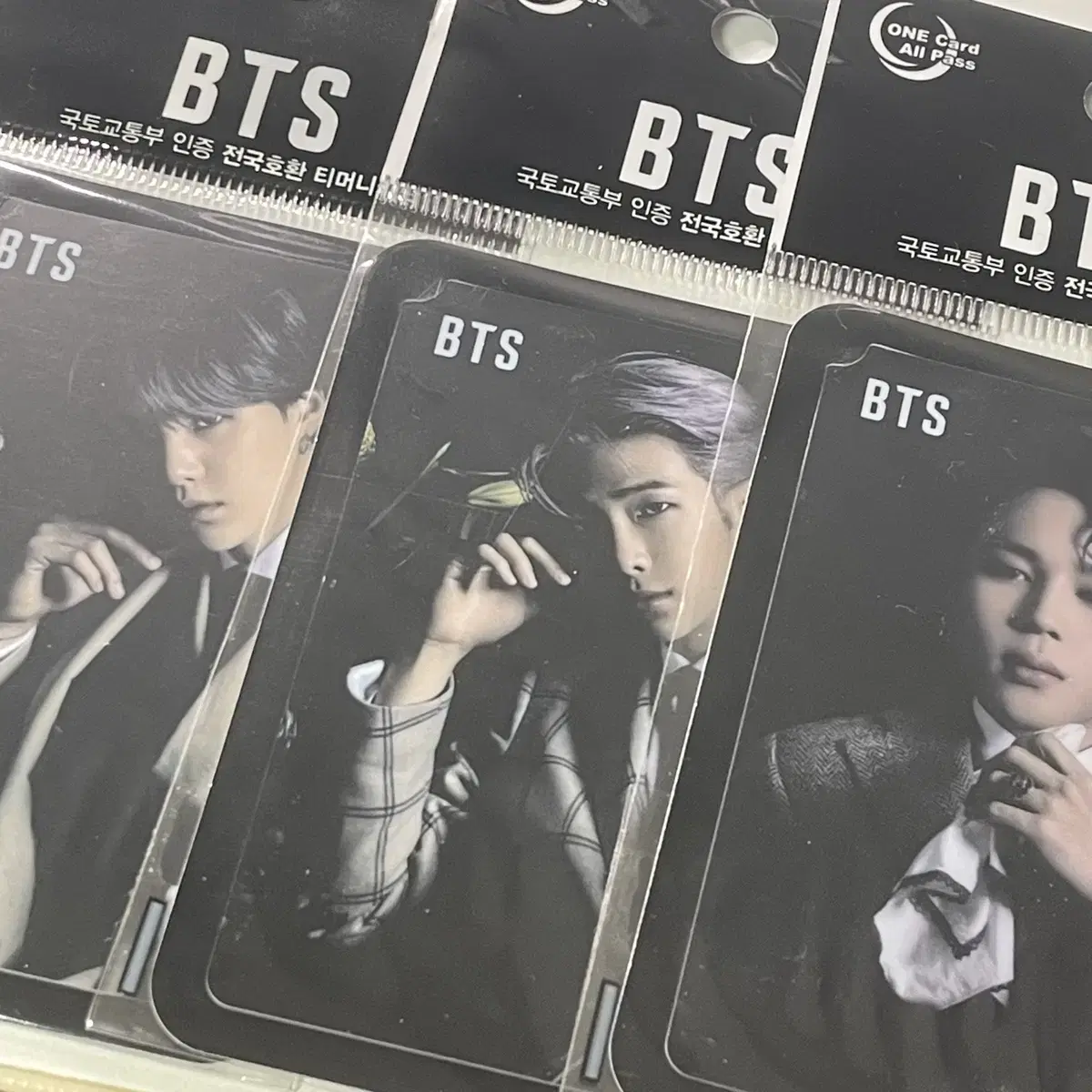 BTS sealed T-money transportation kard wts