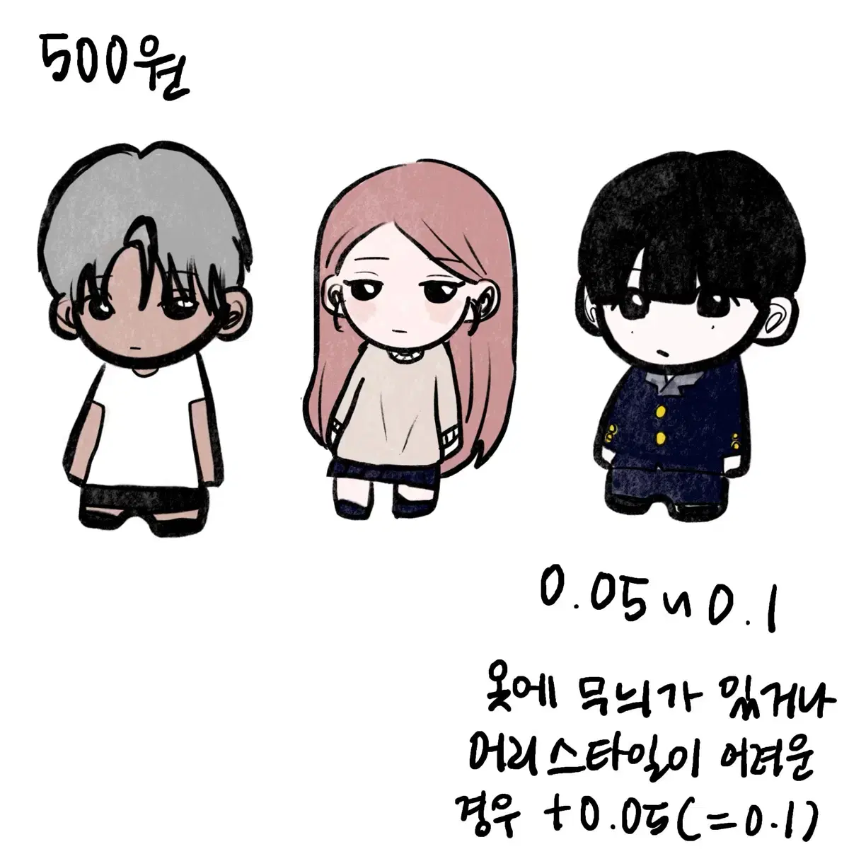 자신만의 캐릭터 인물 그림 그려드려요!