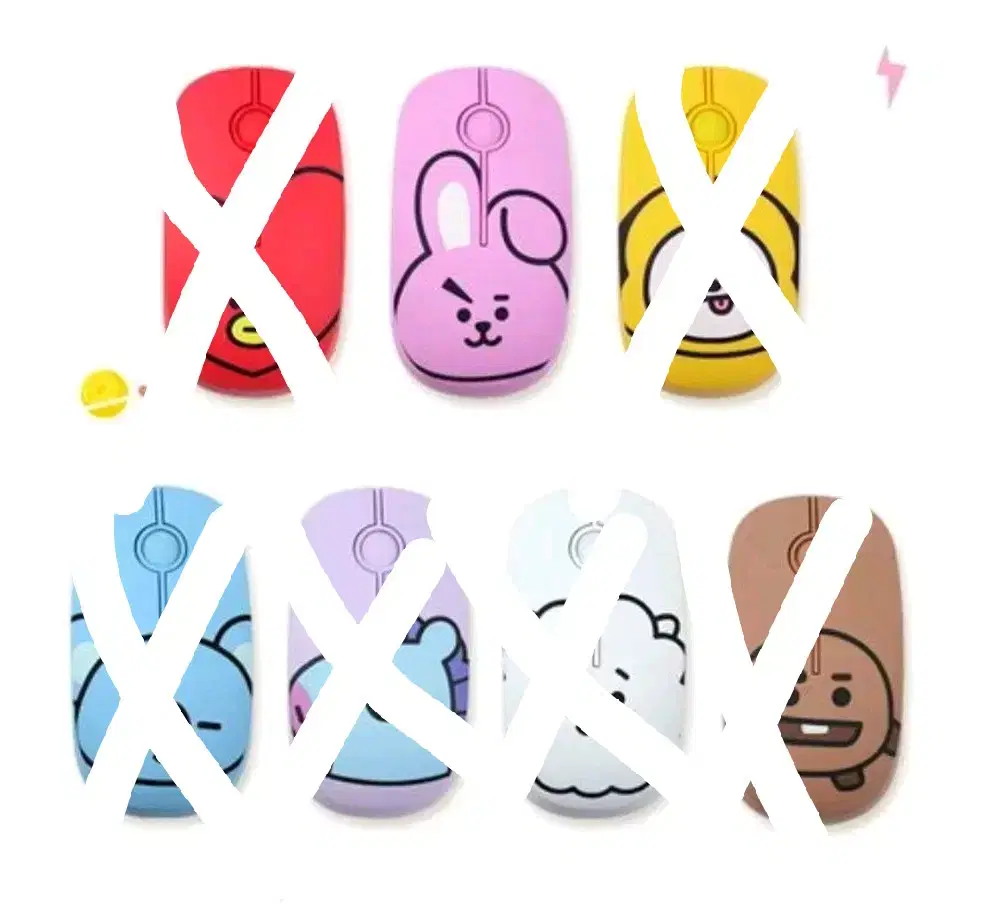 무선 마우스 판매(BT21 쿠키 마우스, BTS 방탄소년단 정국)