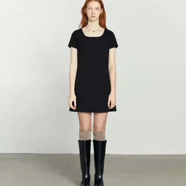 (새상품) 마리떼 프랑소와저버 square neck dress 미니드레스