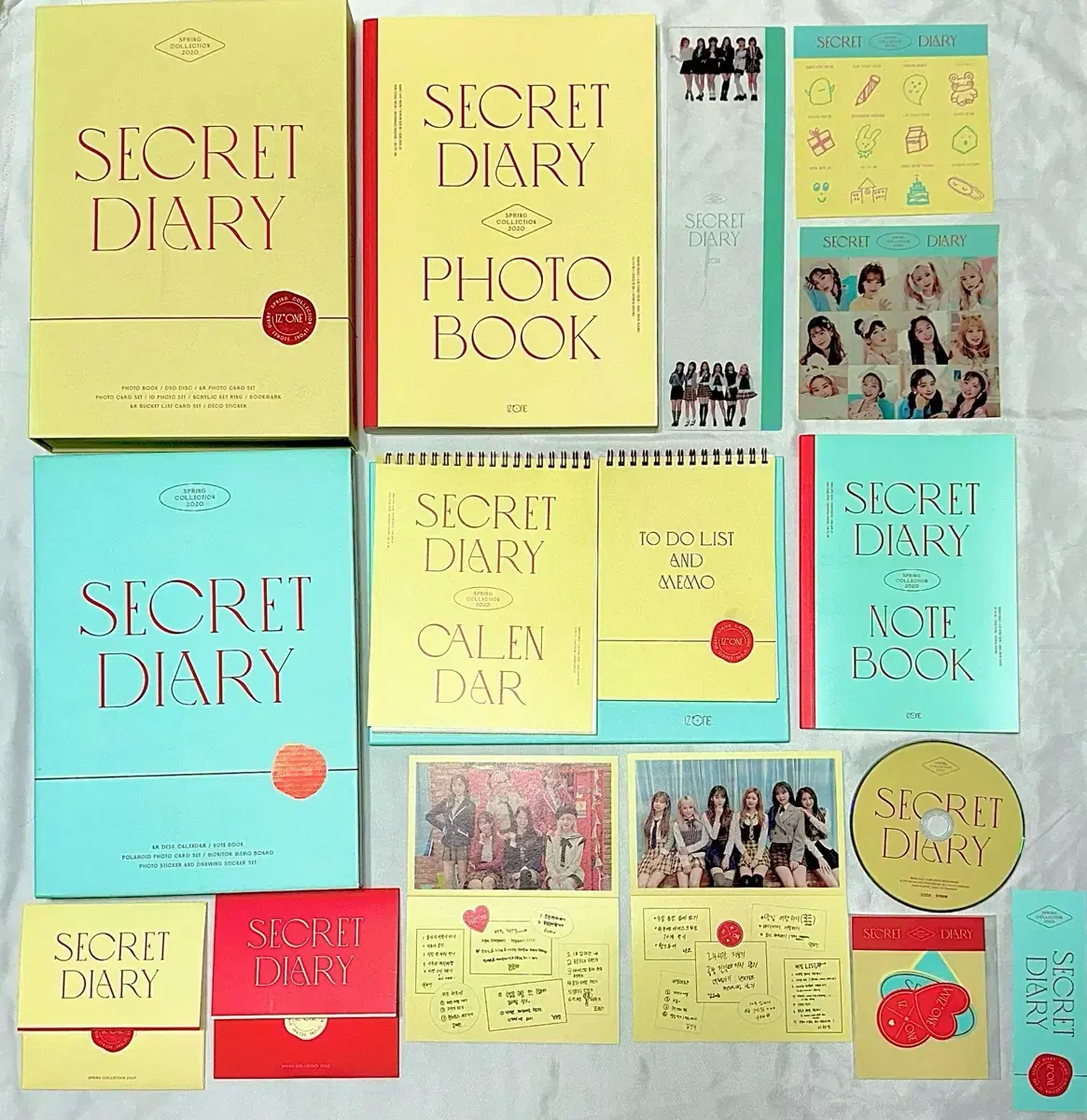 iz*one 2020 season's greetings seasons greetings Secret Diary WTS