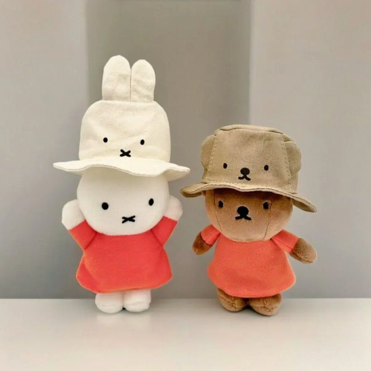 [새상품] 일본 miffy 미피 모자 마스코트 키링