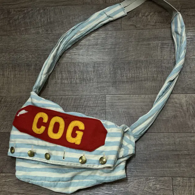 Vintage COG Gold Anchor Waist Bag