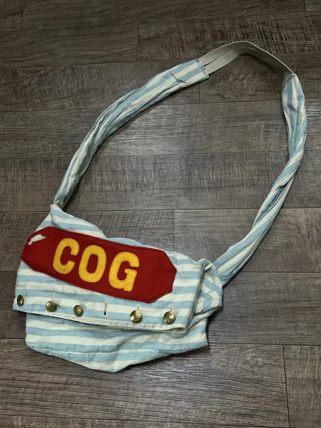 Vintage COG Gold Anchor Waist Bag