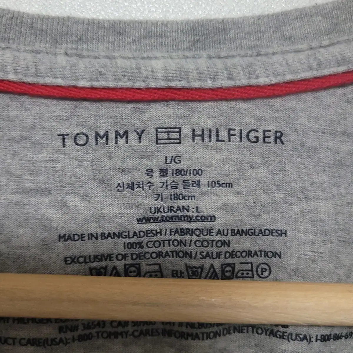 (L) TOMMY HILFIGER 타미힐피거 반팔티셔츠