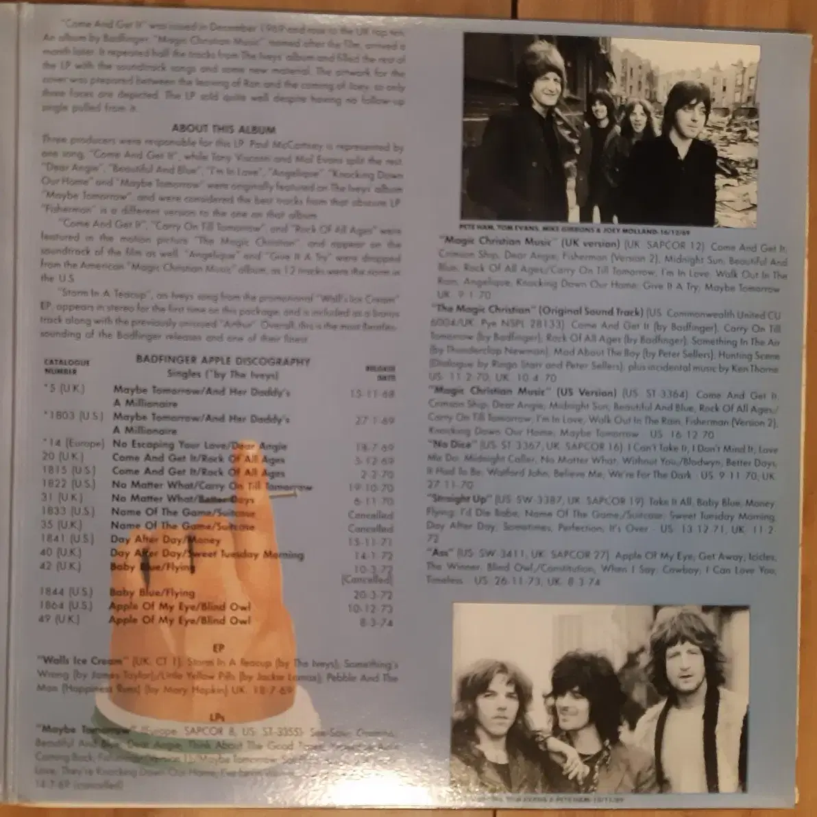 Badfinger magic christian music 계몽사 lp