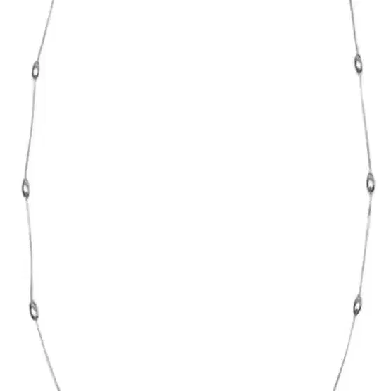 애즈온 ason SILVER OVAL NECKLACE 실버 목걸이