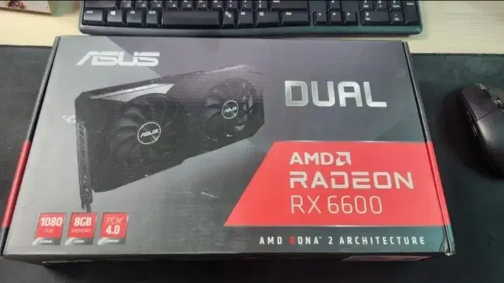 asus dual 라데온 rx6600