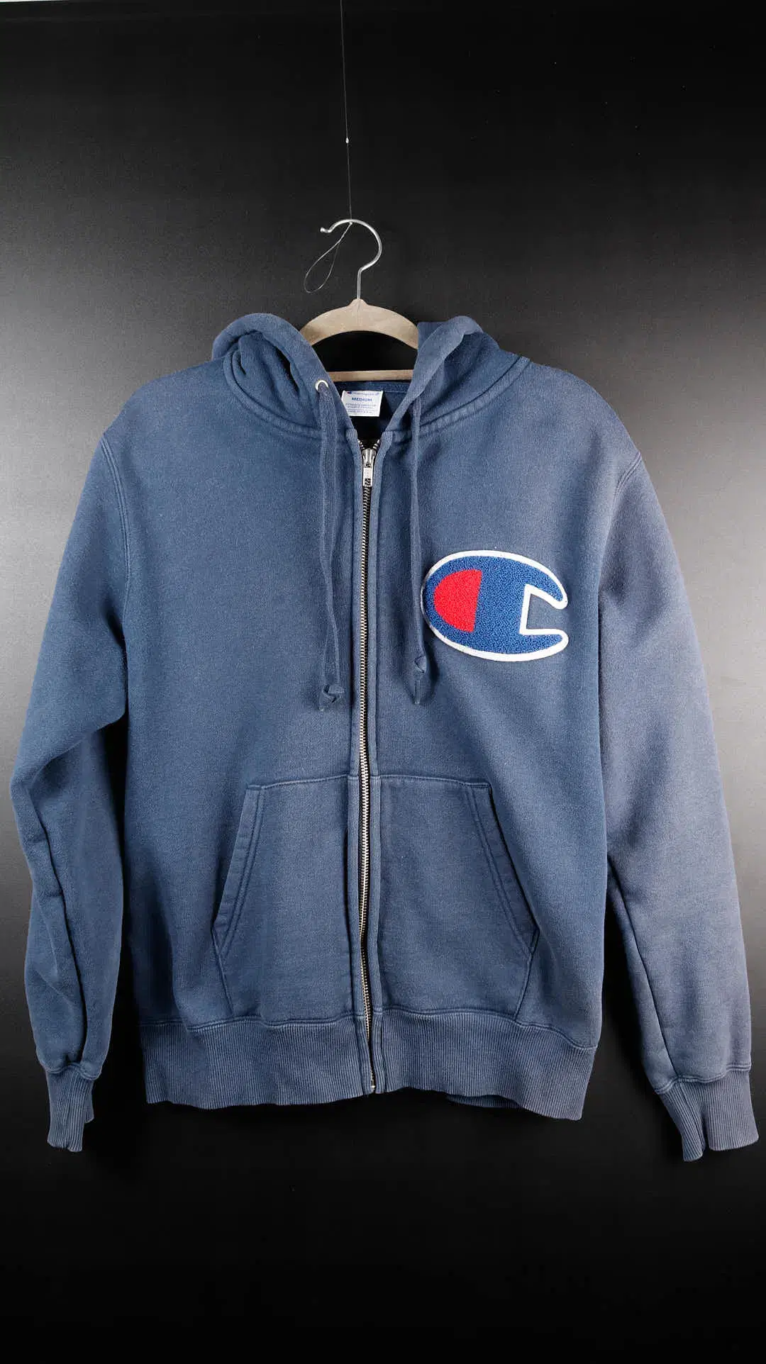 [M] Champion Old School Hooded Zip-Up