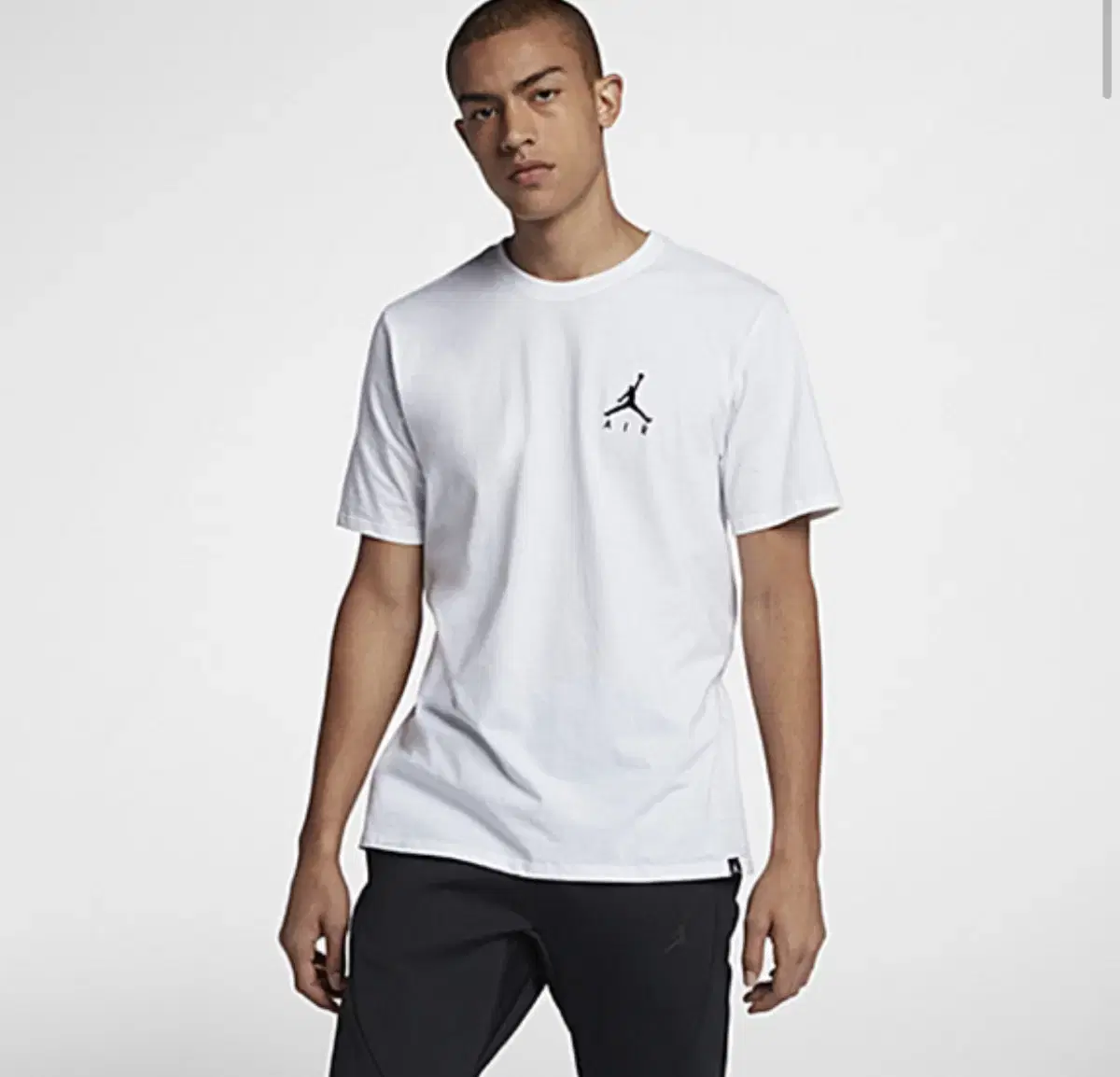 Nike Jordan Sportswear Jumpman Air Short Sleeve Tee White/Black/Grey