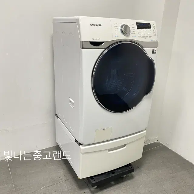 품번444 삼성 17kg 중고드럼세탁기 건조겸용 키높이수납함포함