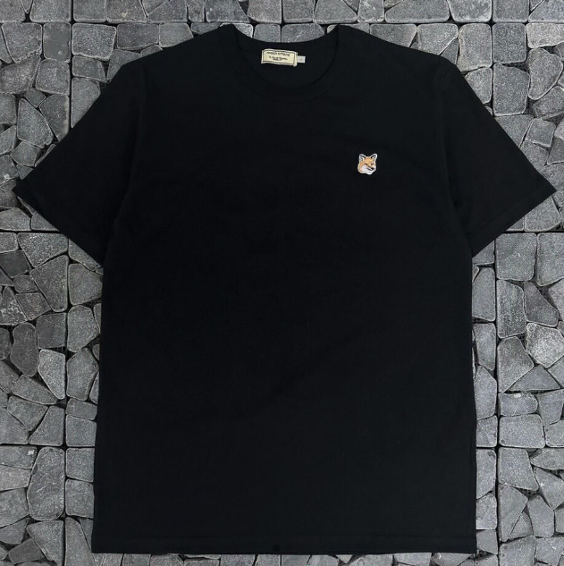 Men's Kitsune Fox Black Short Sleeve