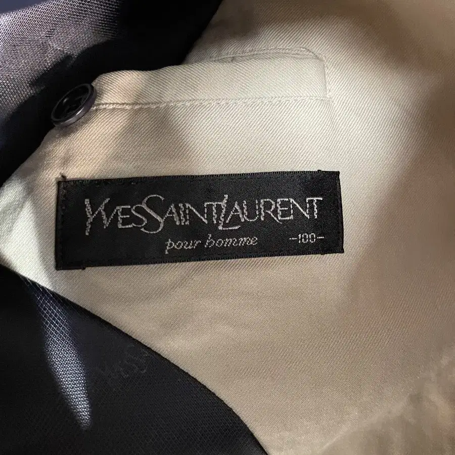 Ysl 블랙네이비 블루종 L