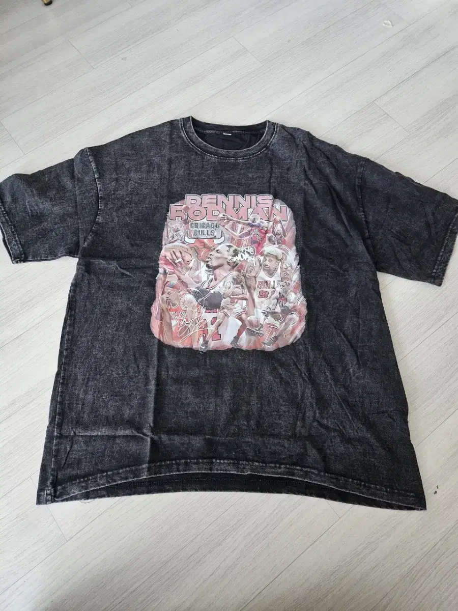 Dennis Rodman Stonewashed Short Sleeve T-Shirt