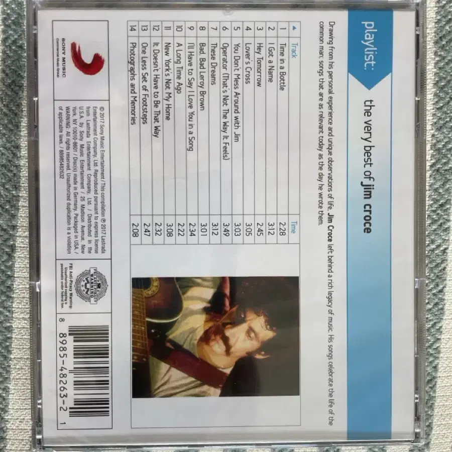 (미개봉) Jim croce 짐 크로치 베스트 앨범 CD