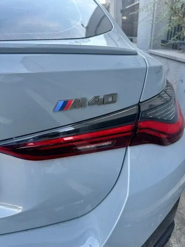 BMW M 세륨그레이 레터링 엠블럼 새상품