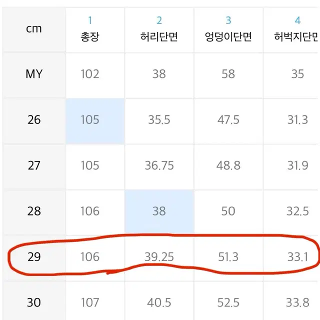 무신사 스탠다드 와이드 데님 청바지 라이트 인디고 29사이즈