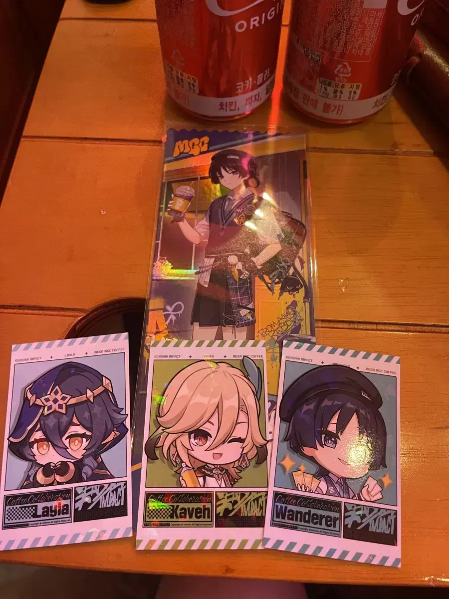 Wanderer MegaCoffee Limited hologram Ticket + Minigame Photocard