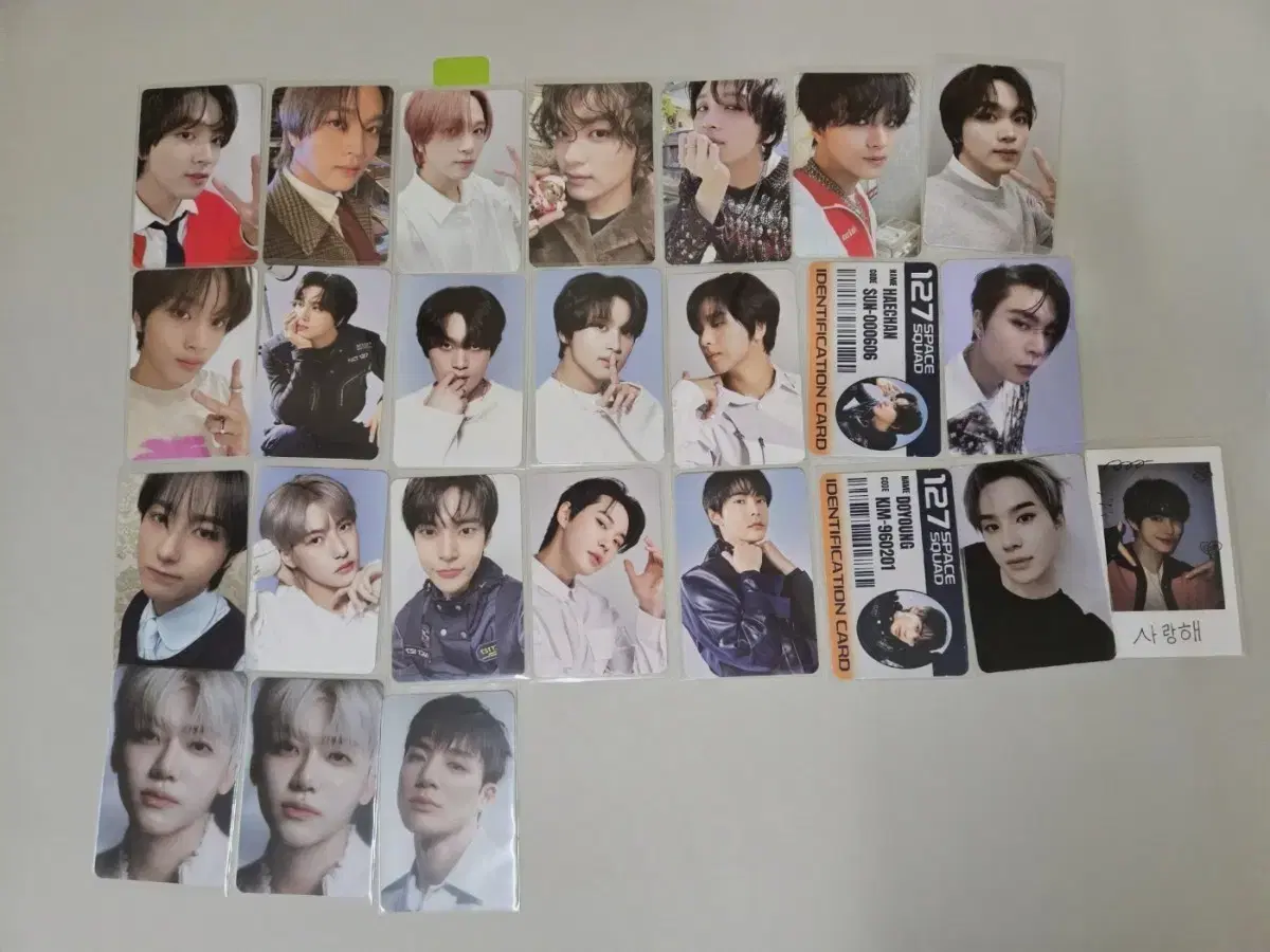 NCT haechan johnny renjun doyoung jungwoo jaemin jeno Photocard WTS