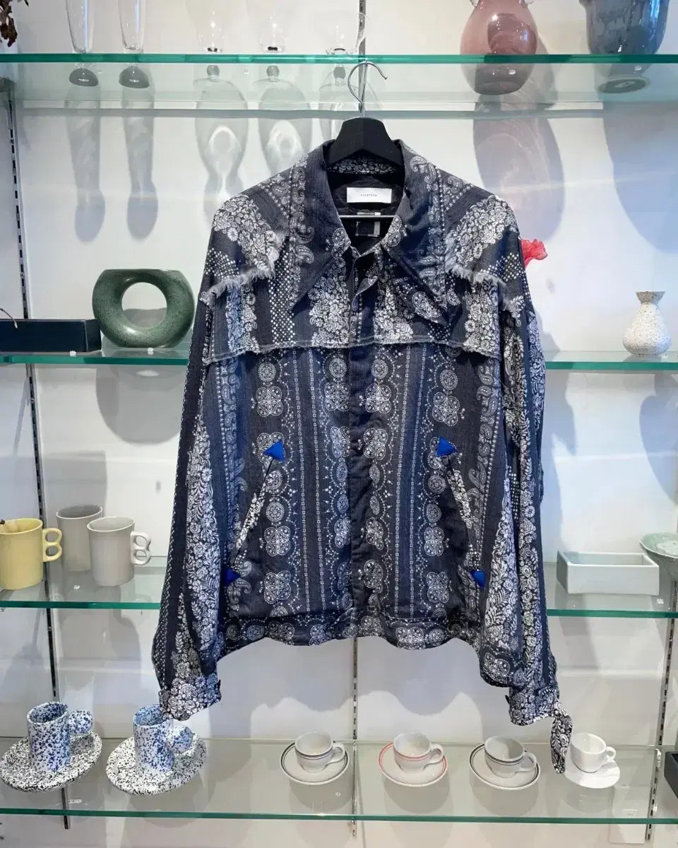 파세타즘 bandana printed jacket