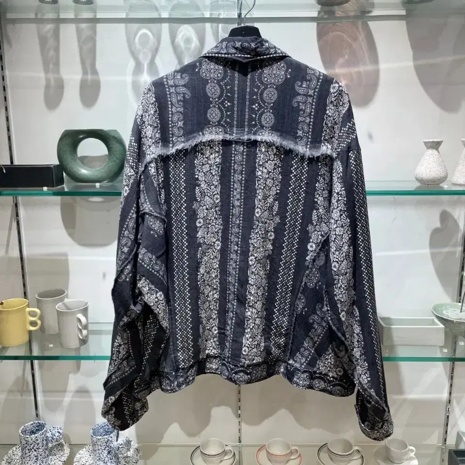 파세타즘 bandana printed jacket