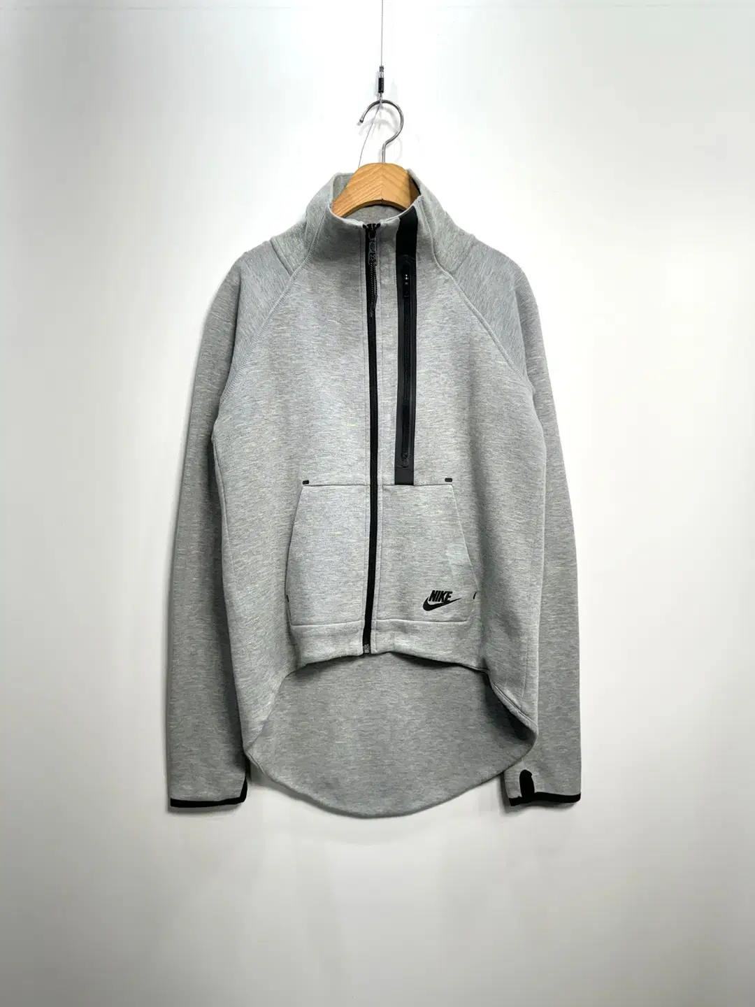 Nike Gray Techpack Neck Zip Up