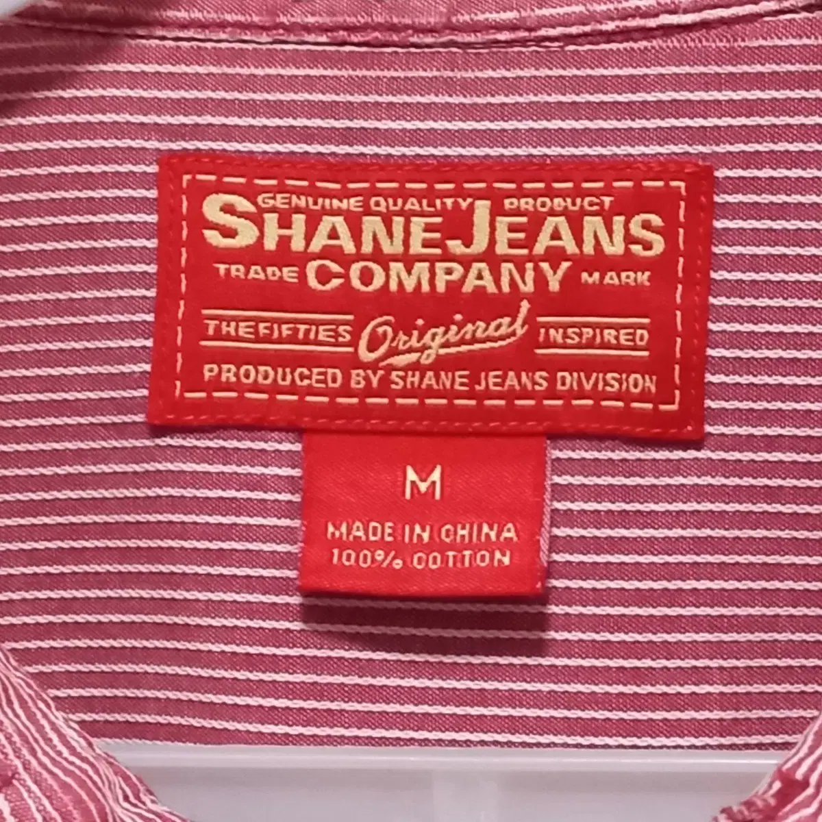 shane jeans 스트라이프 셔츠