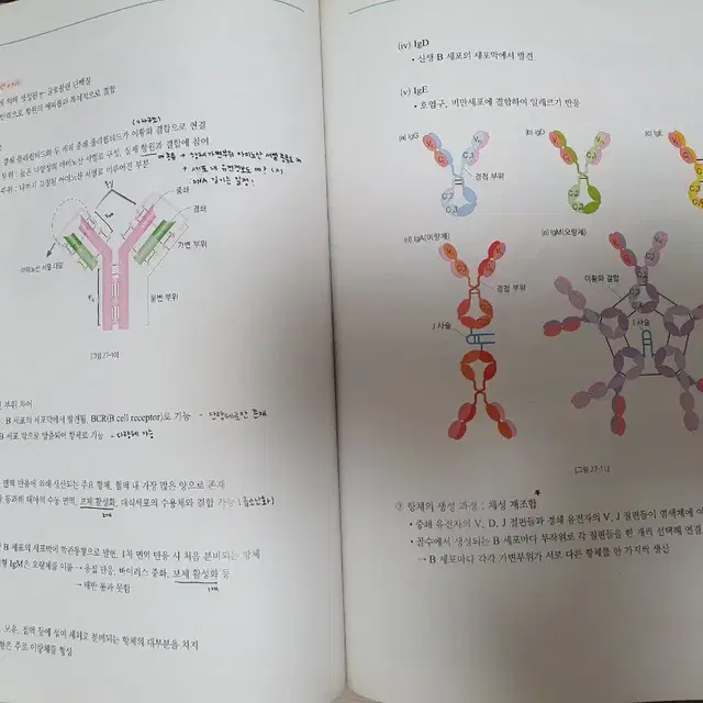 생물 1, 2  이론, 문제  총4권