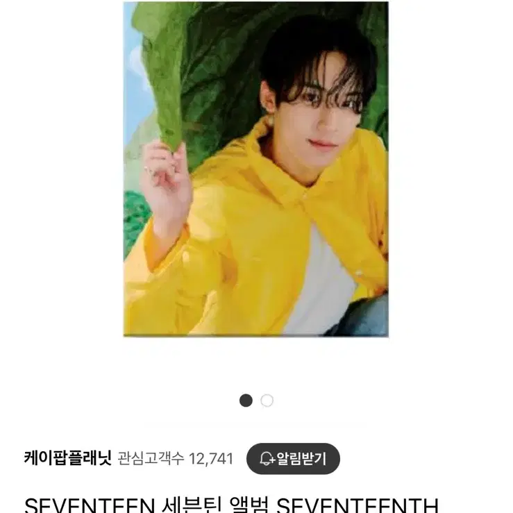 세븐틴 헤븐 앨범 민규 캐럿반