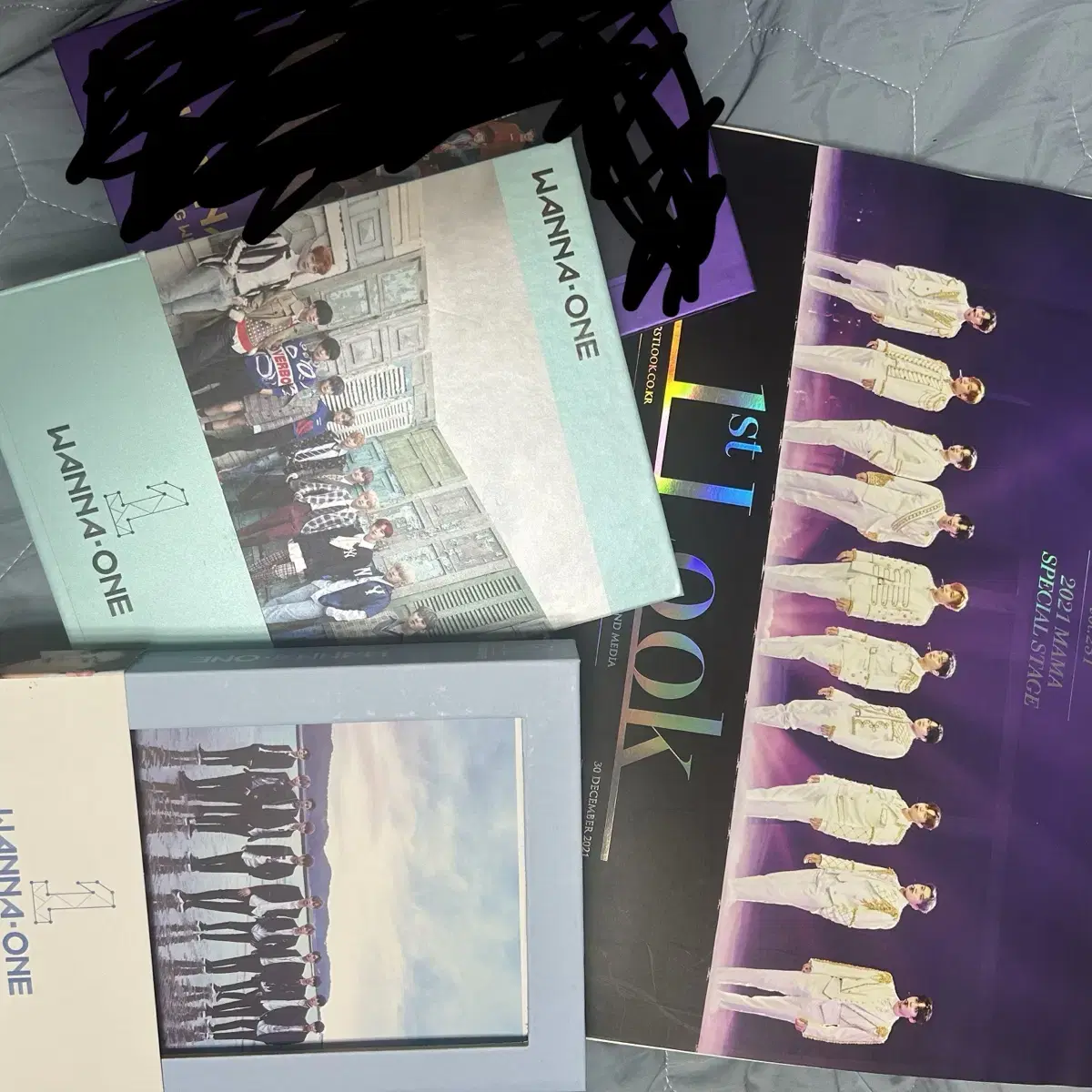 Wanna One album, First Look December 2021 Issue Magazine, Ghanaian Chocolate Postcard