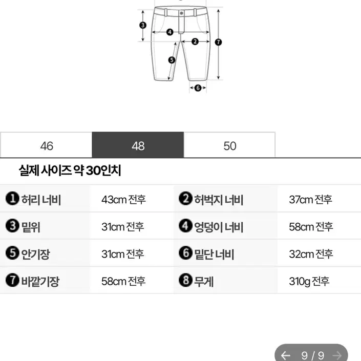 [48]프라다 리나일론 버뮤다 팬츠 새상품