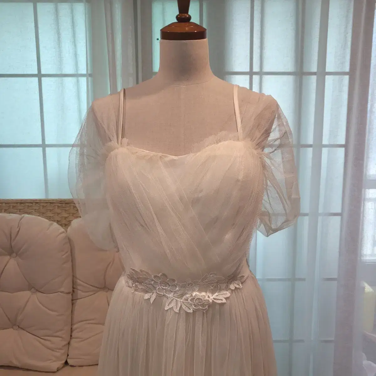 2 hours) 1+1 Wedding Dress Bridal Shower Dress Self Wedding Dress