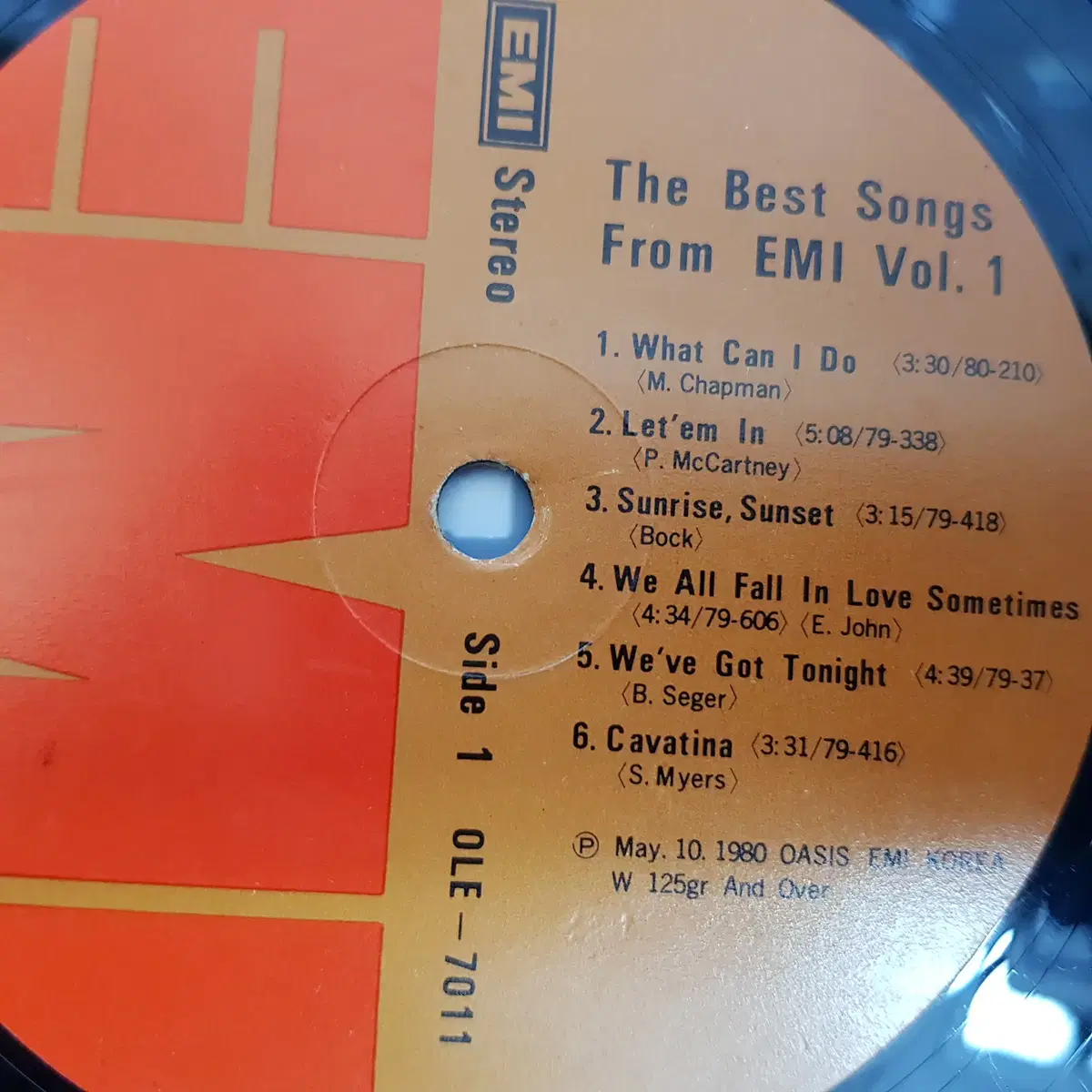 THE BEST SONGS FROM EMI VOL.1  LP