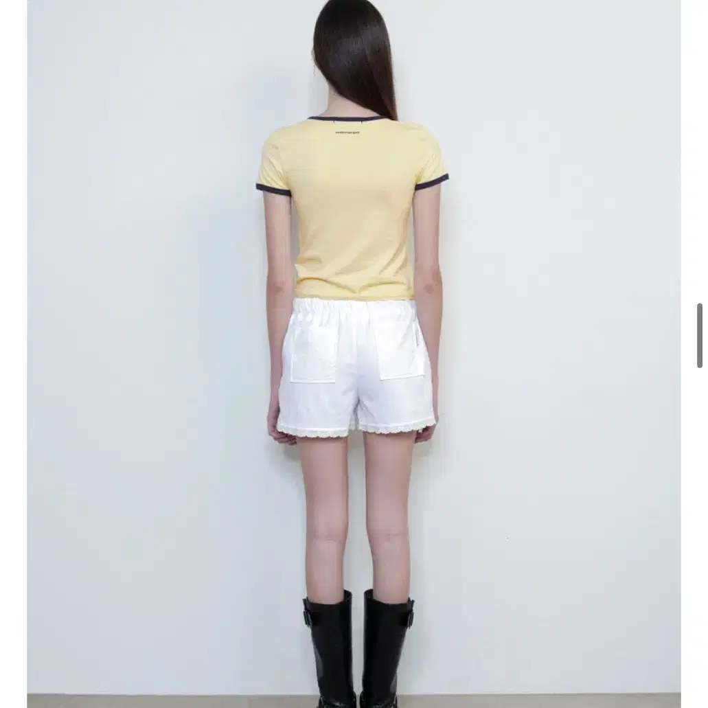 썬번프로젝트 Lace Layered Shorts (WHITE)