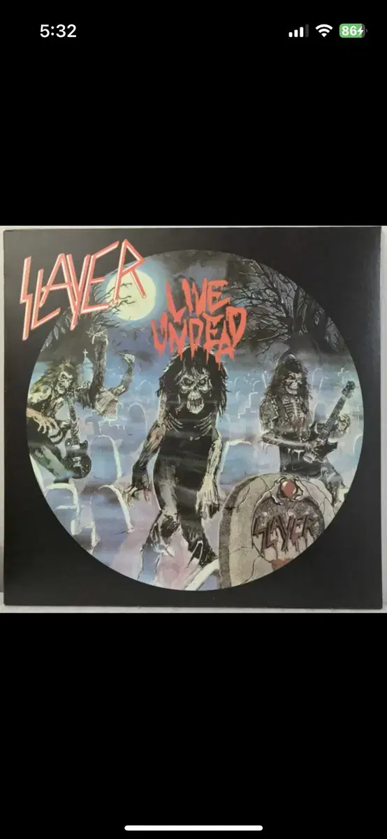 Slayer lp picture disc lp usa