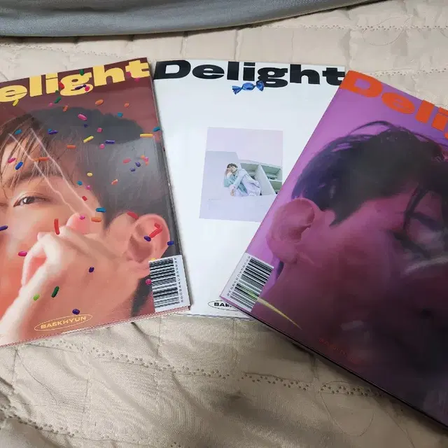 백현 캔디 delight 3종 일괄 양도